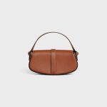 CLUTCH ON STRAP TABOU IN SMOOTH CALFSKIN TAN - Image 3